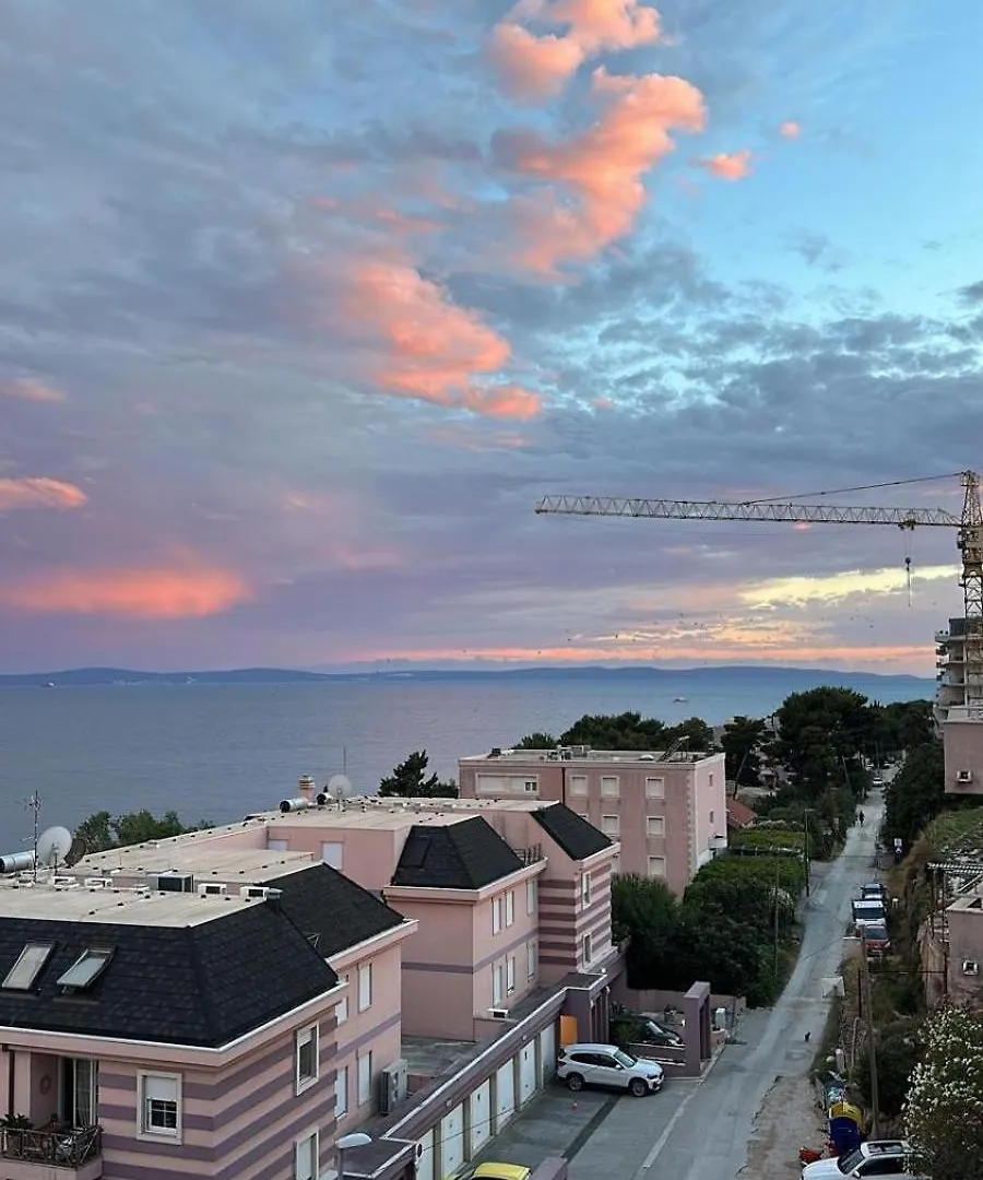 Dora Sunset Sea View Apartment With Balcony 斯普利特
